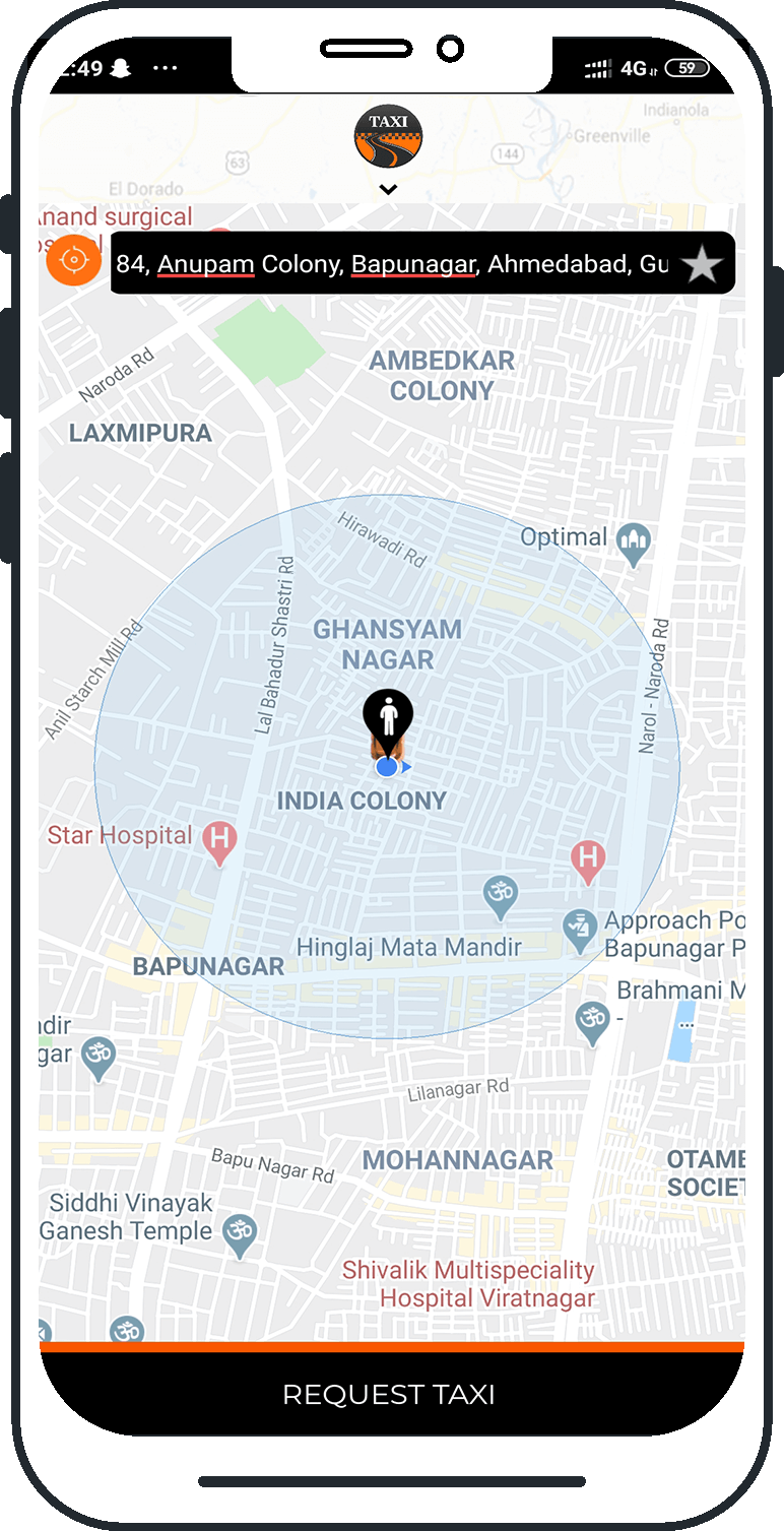 uber clone app for taxi business